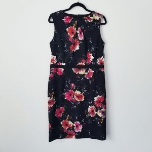 Dressbarn Black Floral Dress